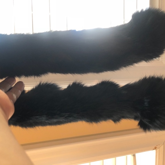 Real rabbit Fur scarf - Picture 6 of 8